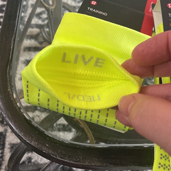 NWT Lululemon Power Stride Crew Sock *Reflective* Mens  arch support s… - Picture 9 of 13